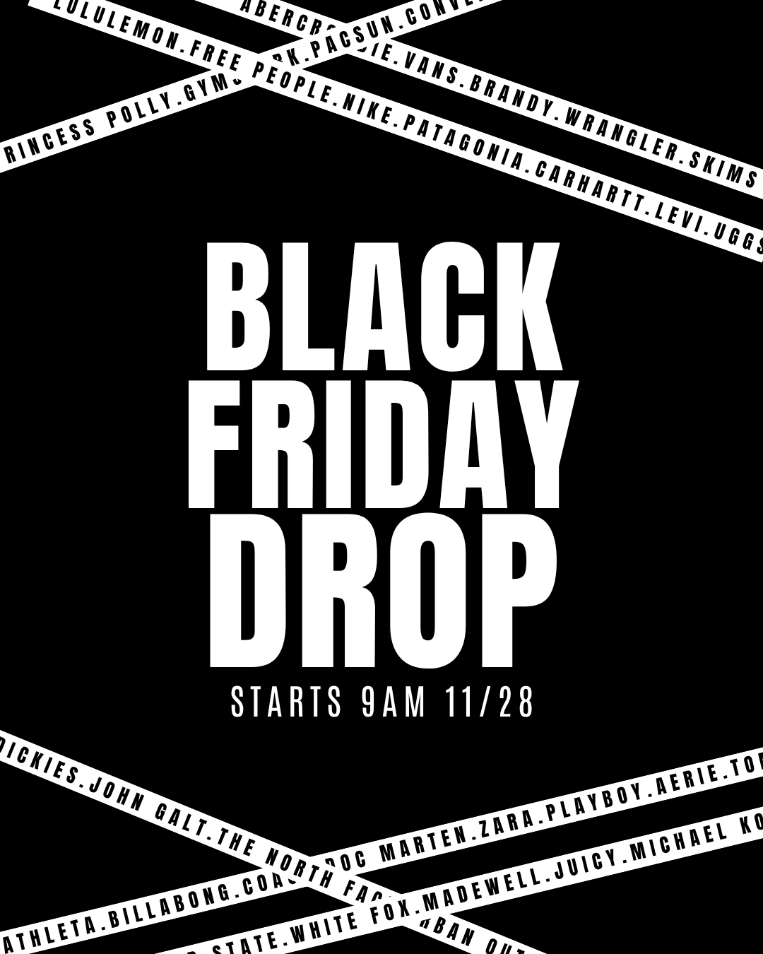 Black Friday Drop